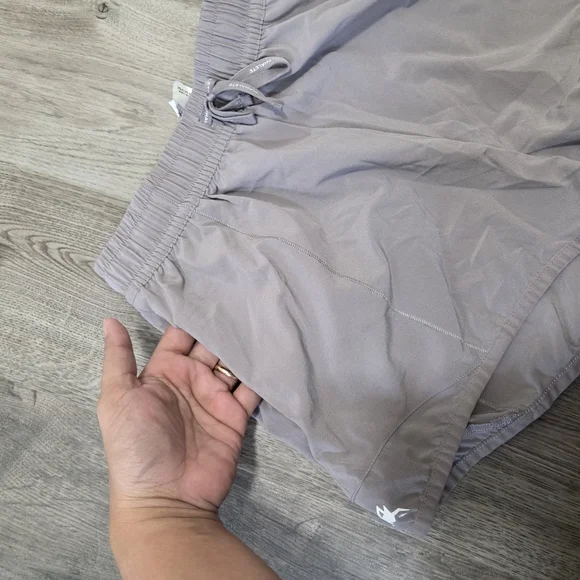 Alphalete Active Shorts Lightweight Athletic Gym Running Training Shorts Taupe - Picture 6 of 8